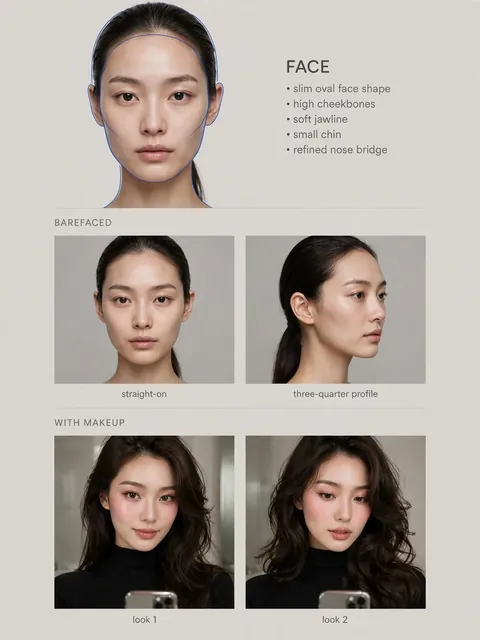 Minimalist Editorial Beauty Analysis with East Asian Model — ChatGPT Prompt