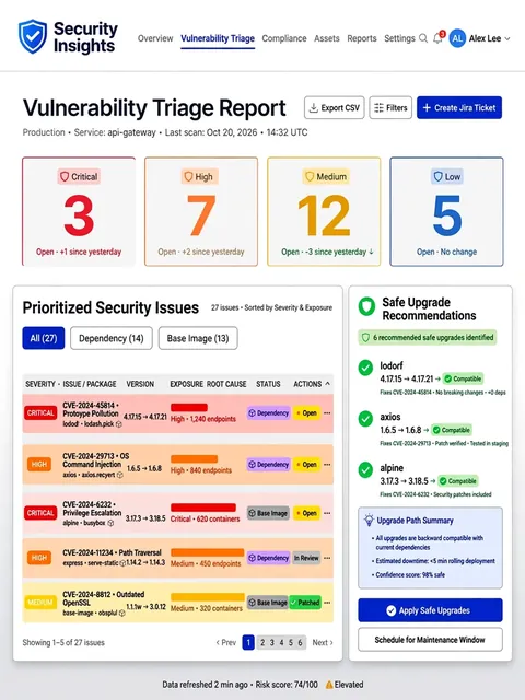 want to analyze security issues and vulnerabilities and fixes — ChatGPT Prompt