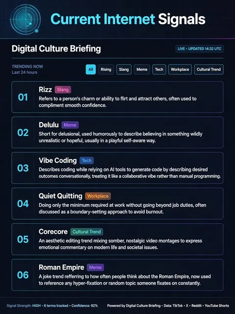 Act as an Internet Trend & Slang Intelligence — ChatGPT Prompt