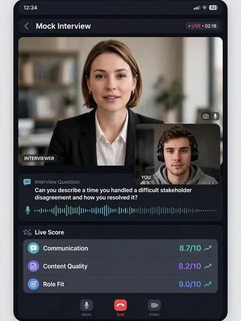 Act as a Mockup Interview using Gemini Live — ChatGPT Prompt
