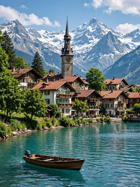 Act as a Photorealistic Alpine Village — ChatGPT Prompt