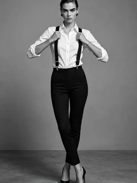 Act as a 90s Editorial Power Dressing Portrait — ChatGPT Prompt