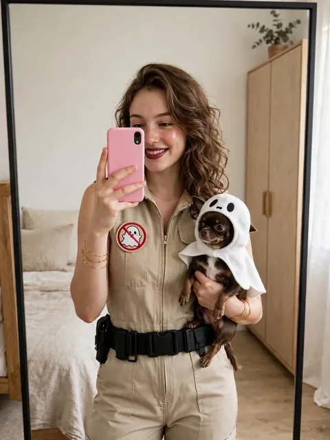 Act as a Playful Ghostbusters Halloween Selfie — ChatGPT Prompt