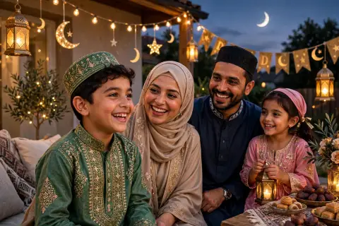 Boy Eid Celebration