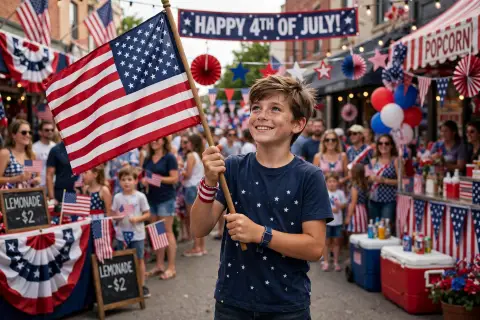 Boy Independence Day