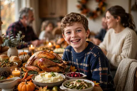 Boy Thanksgiving
