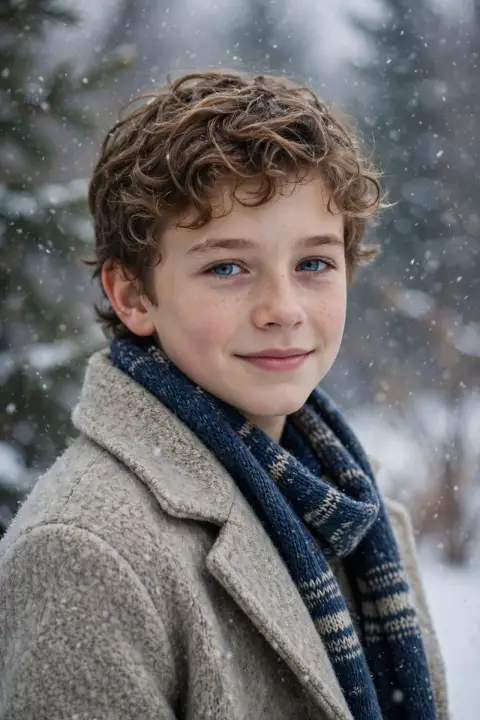 Boy Winter Portrait