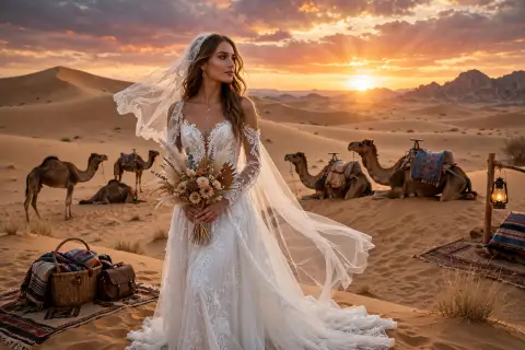 Bride Desert Safari