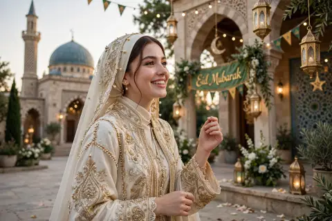 Bride Eid Celebration