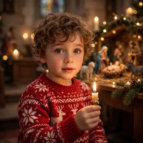 Child Christmas Church