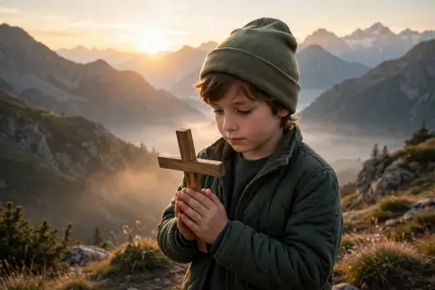 Child with Cross
