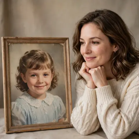 Childhood Then And Now Photo Prompt
