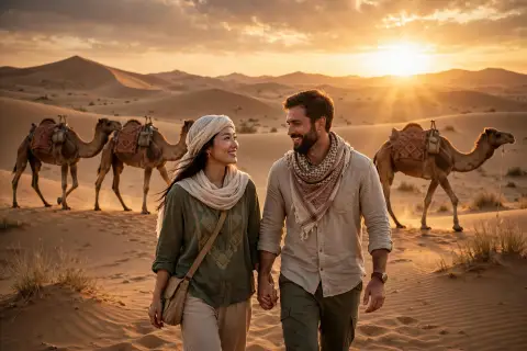 Couple Desert Safari