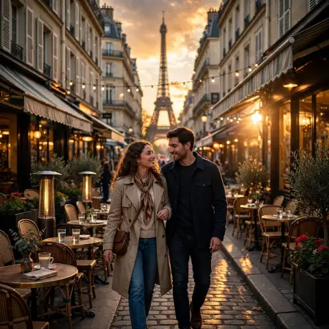 Couple in Paris