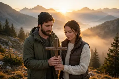 Couple with Cross