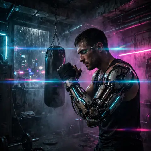 Cyberpunk Kabuki Stage