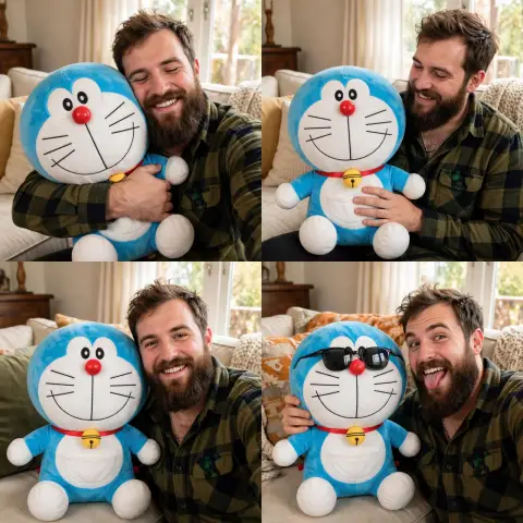 Doraemon Trend Photo Collage