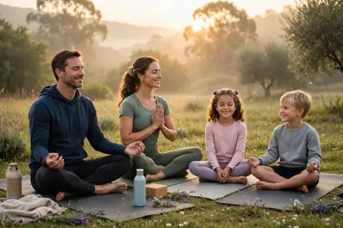 Family Yoga Pose