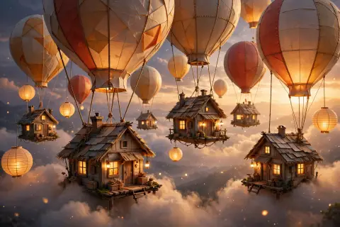 Floating Lantern Village
