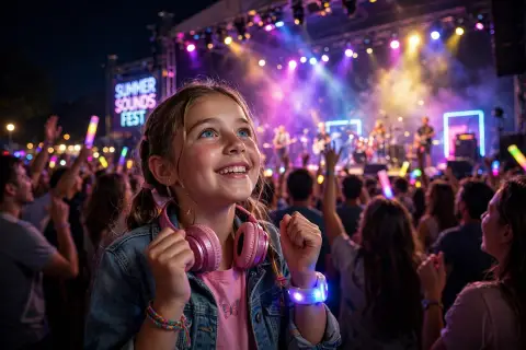 Girl Concert Night