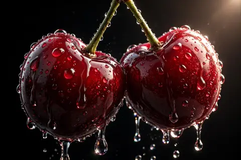 Glossy Cherry Sculpture