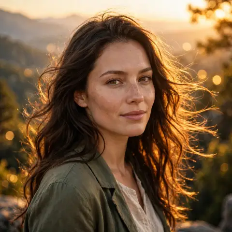 Golden Hour Woman