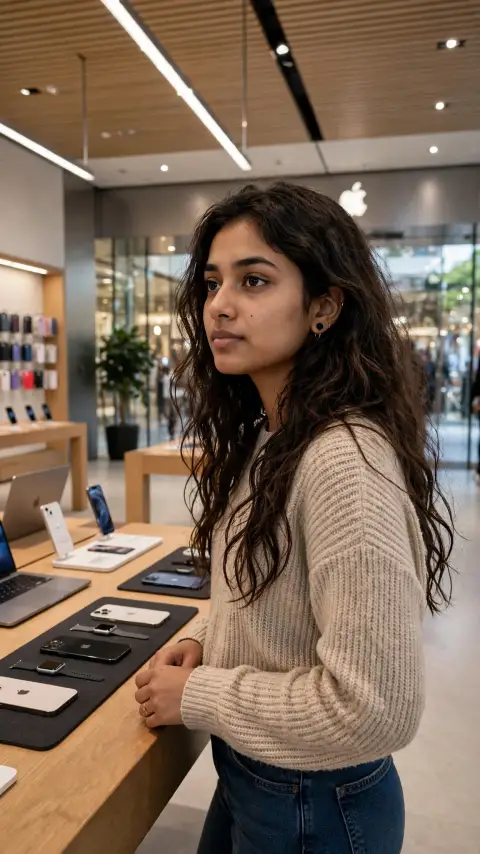 iPhone Store Candid Photo