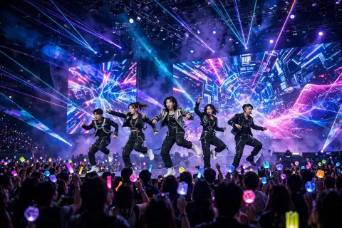 K-Pop Concert Stage