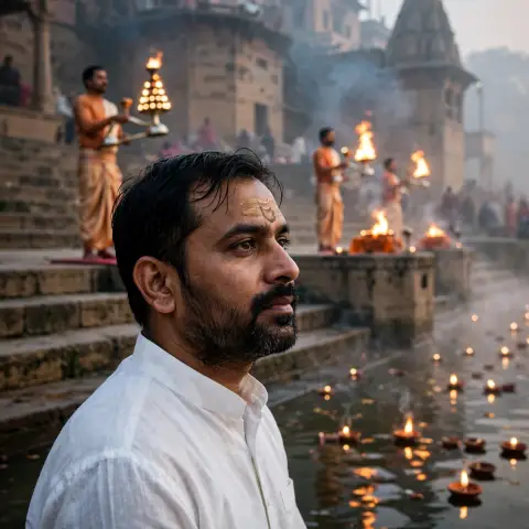 Man at Varanasi Ghat