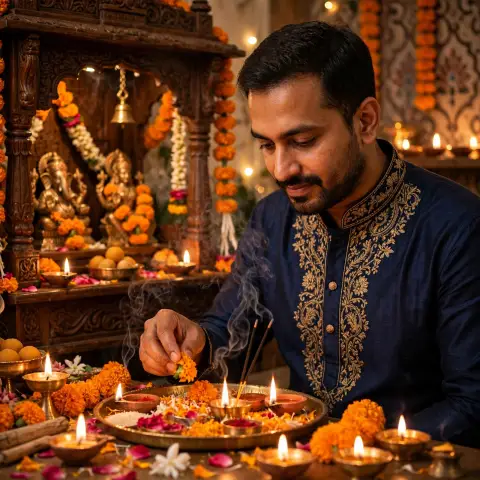 Man Diwali Puja