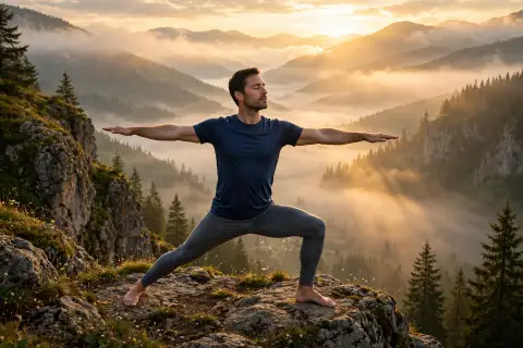 Man Yoga Pose