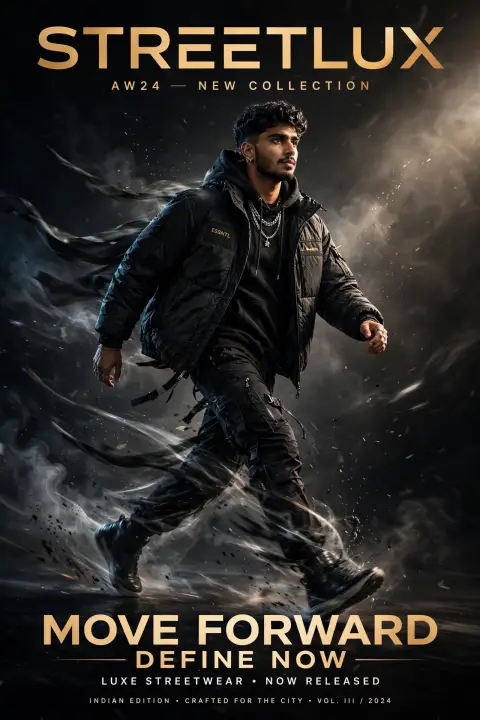 Motion Streetwear Poster