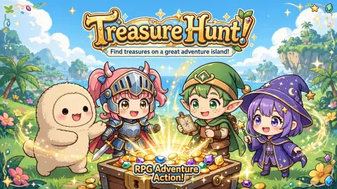 Chibi RPG Game Campaign Key Visual