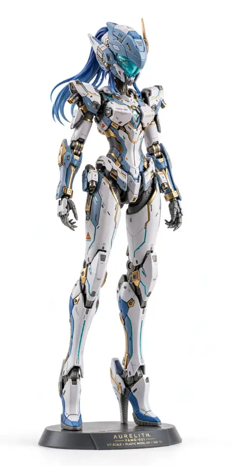 Full Armor Mecha Girl Concept Art