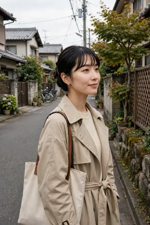 Japanese Woman Model Comparison Prompt