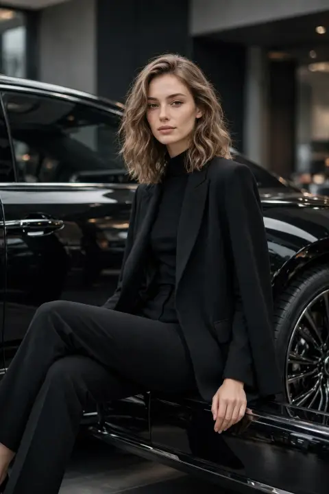 Luxury Fashion Editorial Photo