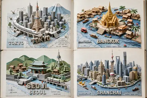 Miniature Pop-up Book Diorama