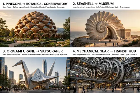 Object-to-Building Transformation Prompt