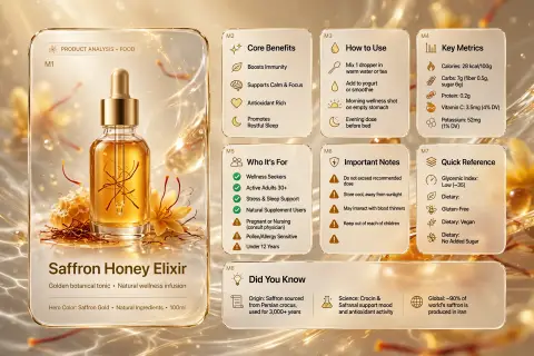 Premium liquid glass Bento grid product infographic with 8 modules