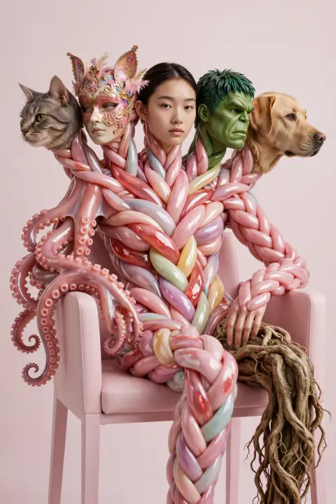 Surreal Candy Doll Character Prompt