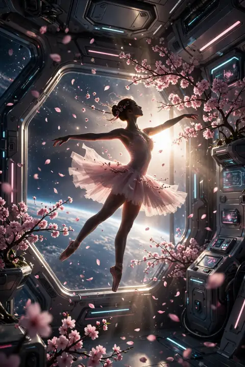 3D Cherry Blossom Render