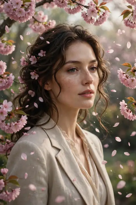 Cherry Blossom Portrait