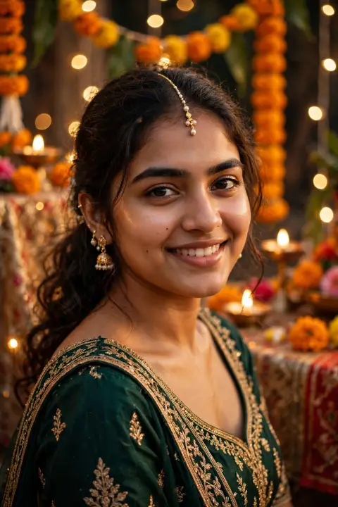 Portrait of 23-Year-Old Indian Woman Ananya