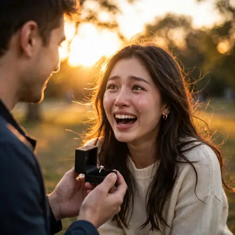 Propose Girl Moment
