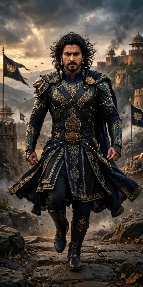 Regal Indian Warrior-Prince