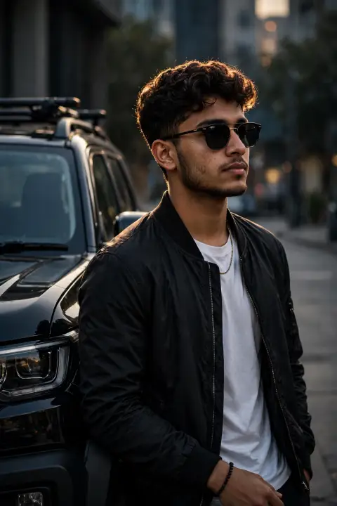 Scorpio Car Name Portrait