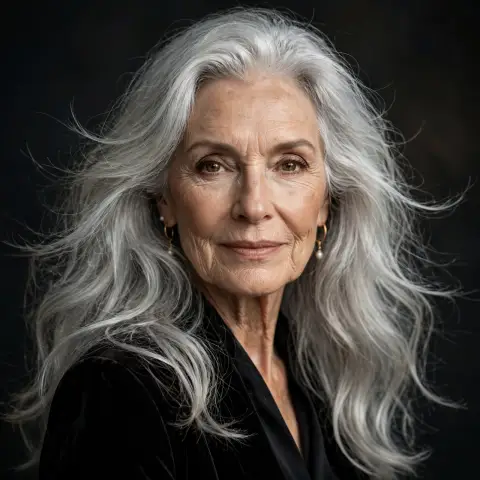 Silver Hair Icon
