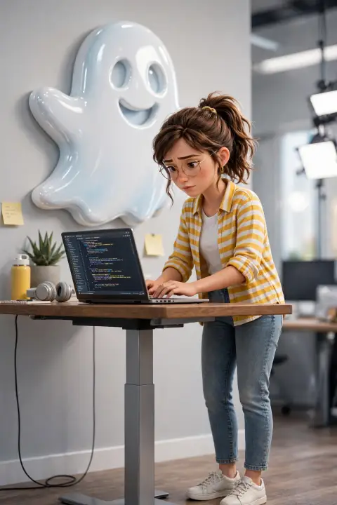 Snapchat 3D Illustration Girl