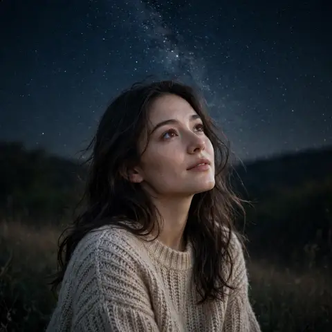 Starry Girl Night