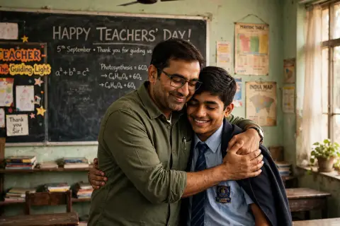 Teachers Day Classroom Portrait
